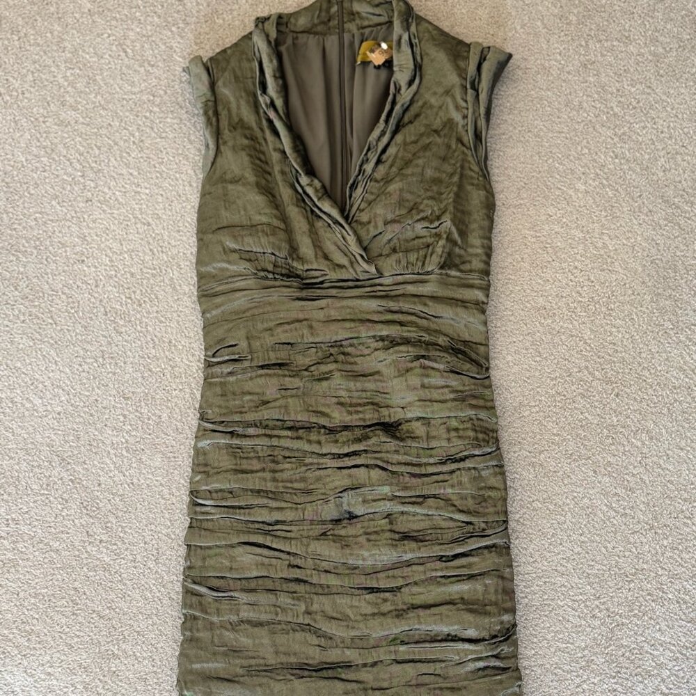 Vintage Nicole Miller Ruched Dress